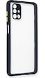 Newface - 688 - Samsung Galaxy Uyumlu M51 Kılıf Miami Şeffaf Silikon - Csmo-tex - - Lacivert