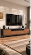 Legno Premium 180cm Modern Tv Ünitesi Ant-cvz Antrasit - Ceviz