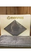 Merinos Modern Line 3 Parça Battaniye Seti - Gri