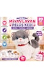 Sesli Miyavlayan Peluş Kedi 20 Cm Yumuşak Sevimli Ayakta İnteraktif Oyuncak Gri