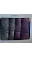 Özdilek Blossom Best Set Hamam Takımı Mürdüm-antrasit Çok Renkli