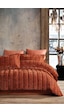 Elart Comfort Yeni Nesil Uykuseti - 6 Parça Velvet Tarçın 230X22 230 x 220-Tarçın