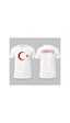 Herkesemoda Türkiye Baskı Detaylı Basic T-shirt Beyaz Herkesemoda Türkiye Baskı Detaylı Basic T-shirt Beyaz