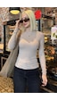 Bej Kayık Yaka Modal Kaşmir Ultra Hafif Body Mg2627 Bej