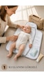 Babydola Seyahat Pratik Alt Açma Minderi Premium Kalite Katlanabilir Bebek Alt Değiştirme Matı Su Geçirmez Cepli Taşınabilir Alt Açma Çantası 49x75 CM