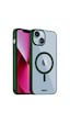 Apple Uyumlu iPhone Buff 13 Magsafe Slim Fit Kılıf Dark Green