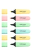 Bıc Highlighter Flat Pastel Fosforlu Kalem Seti 6'lı Çok Renkli