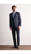 İmza Lacivert Mono Yaka Yelekli 6 Drop Slim Fit Tam Astar Esnek Takım Elbise 1001260186 Basic Lacivert