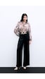 Sateen Bel Kemerli Saten Krep Pantolon - Siyah-135970 Siyah