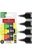 Faber Castell Fosforlu Kalem Mini Neon 4'lü Set - 154204 Çok Renkli