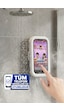 Su Geçirmez Duş İçi Telefon Kabı Suya Dayanıklı Hareketli Telefon Tutucu Banyo Standı 19 cm