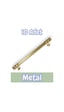 Çizgili Nesli Alüminyum Metal Lüks Modern Mobilya Çekmece Mutfak Dolabı Kulpu Altın 128mm 10 Adet Altın
