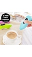 Sengenegel 2 Adet Mini Mikser Kahve Süt Köpürtücü Karıştırıcı Cappucino Mixer Pilli Çırpıcı Mavi