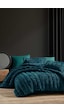 Elart Comfort Yeni Nesil Çift Kişilik Uyku Seti- 3 Parça Velvet Zümrüt Yeşili
