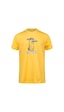 2as Alex Baskılı Erkek Sıfır Yaka T-shirt 042 Sarı