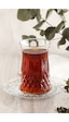 Lav Odin Cam Çay Seti 6 Kişilik 170 ml (6 Çay Bardağı, 6 Çay Tabağı)