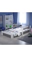 Tuliplifeyapımarket Tuliplife Montessori Karyola Beyaz-Antrasit Çocuk Yatağı -315 Antrasit - Beyaz