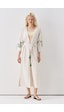 Sagaza Studio Ss6186 Keten Bağlamalı Kimono Yesıl