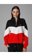 Ellesse Kadın Yarım Fermuarlı Sweatshirt Ef176-rd Ellesse Kadın Yarım Fermuarlı Sweatshirt Ef176-rd