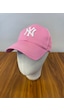 Ny Yankees Nakışlı Fileli Yazlık Beyzbol Cap Şapka Pembe