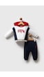 U.S. Polo Assn. Erkek Bebek Beyaz Takım Usb2565-c-v1 Beyaz
