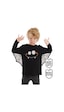 Erkek  Çocuk  Halloween  Pamuklu  Siyah  Uzun  Kollu  T-Shirt  4-7  Yaş