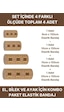 Elastik Bandaj Seti 4 Lü 1x6cm+1x10cm+1x15cm+1x20cm 16 Klipsli 4,5 Metreye Kadar Uzar, Spor Ve Günlük Kullanım