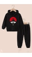 Uyguntarz Çocuk Itachi Uchiha Eşofman Takımı Siyah