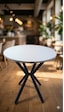 70 Cm Siyah Metal Ayak 2-3 Kişilik Yuvarlak Masa Mutfak Masası Balkon Masası Kafe Masası Ofis Masası Beyaz 70 Cm Siyah Metal Ayak 2-3 Kişilik Yuvarlak Masa Mutfak Masası Balkon Masası Kafe Masası Ofis Masası Beyaz
