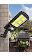 Mobee Solar Güneş Enerjili Led Bahçe Aydınlatması 120 Ledli 3 Modlu Hareket Sensörlü Su Geçirmez Lambası