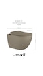 Creavit Free Kanalsız Mat Cappuccino Asma Klozet Fe322, Creavit Free Duck Duroplast Yavaş Kapak Mat Bej