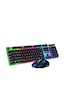 Ally G21B USB Led Işıklı Kablolu Q Klavye ve Mouse Set