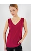 Defymoda V Yaka Sıfır Kol Bluz 950 - Bordo Bordo Defymoda V Yaka Sıfır Kol Bluz 950 - Bordo Bordo