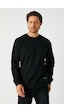 Metalic Erkek Siyah Basic Bisiklet Yaka Sweatshirt Sıyah Metalic Erkek Siyah Basic Bisiklet Yaka Sweatshirt Sıyah