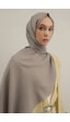 Armine Gri Link Desen Bambu Cotton Şal 20 Gri