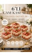 Porsima 13878-1 Vanes Prizma Gold Yaldızlı 6'lı Cam Kare Kase Seti 250 Ml Tatlı, Puding, Magnolia Ve Çerez Sunum Kasesi
