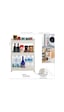 Motek SR-03 Slim Organizer 3 Katlı Raf  Beyaz