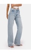 it's basic Kadın Açık Kot Doris 4s6-32 Straight Fit Yüksek Bel Denim Jean Kotrengid1