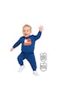 Denokids İtfaiye Erkek Bebek Eşofman Takım - Lacivert