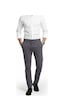 Deepsea Erkek Füme Likralı Gofre Kumaş Beli Lastikli İpli Slim Fit Günlük Pantolon 2600650 Füme