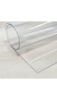 Şeffaf Pvc 1.7 MM Kalın Masa Örtüsü Kaymaz Koruyucu