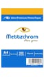 Mettzchrom Parlak Inkjet A4 Fotoğraf Kağıdı 100'lü Epson Canon Uyumlu 115g Fotoğraf Kağıtları Arkası Yazısız