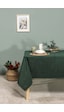 Elart Soft Kadife Masa Örtüsü Dikdörtgen 150x220 Cm Yeşil Yeşil