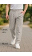 Cedy Denim Yüksek Kalite Erkek Yüksek Bel Pileli Baggy Chino Pantolon C358 Taş Rengi
