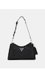 Guess Cresıdıa Top Zıp Shoulder Bag Deesa Logo Cnvrtble Pg934918 Siyah