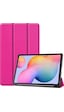 Lenovo Uyumlu Tab M10 Plus Fhd Tb-x606f 10.3" Kılıf Arkası Silikon Pu Deri 360 Koruma Sc.