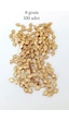 Oya Abiye Bileklik Kolye Pleksi Metalik Plastik Pul Altın Renk 8 Gram 100 Adet - Bnc476
