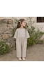Bebe Çocuk Oversize Tulum Açık Bej