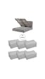 Adarya Home Çekyat Baza Tipi Hurç  Baza Alti-Kazak-Yastik-Pike Saklama Hurcu 6 Adet 22 x 40 x 60 Beyaz
