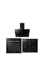 Samsung NV60K5140BB - NA64N7100AB - NK24N7060VB Siyah Ankastre Set